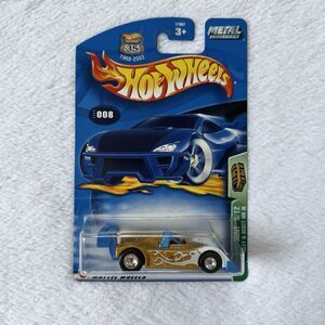 Hot Wheels 2003 Treasure Hunt T-Hunt #8 Riley & Scott MK III Gold w/ Real Riders